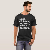 Ew David Pop Culture Distress Women T-shirt (Voorkant volledig)