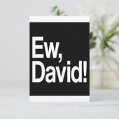 Ew David Save The Date (Staand voorkant)