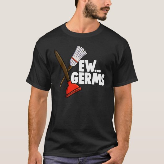 EW Germs Spray Women Cleaning Team 1 T-shirt (Voorkant)