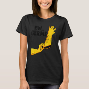 EW Germs Spray Women Cleaning Team T-shirt