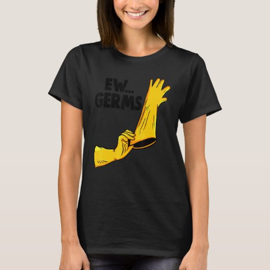 EW Germs Spray Women Cleaning Team T-shirt (Voorkant)