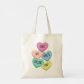"Ew! Het Snoep van niemand van de Valentijn" Tote Bag (Achterkant)