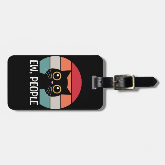 Ew, mensen bagagelabel (Voorkant horizontaal)