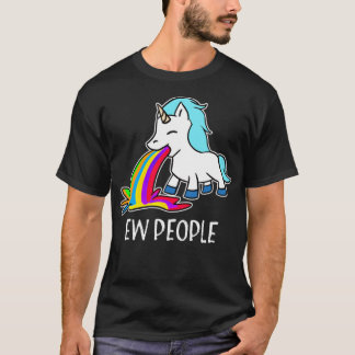 Ew, mensen die samen overgeven Rainbow grappige an T-shirt