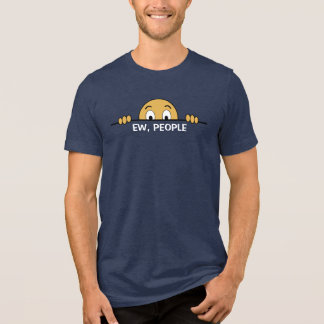 Ew Mensen donker Tri-Blend Shirt