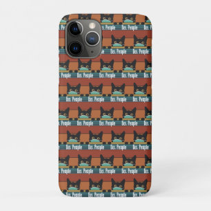 Ew Mensen Grappig Introvert Cadeau Kat Mondkapje Case-Mate iPhone Case