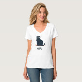 Ew Mensen Grappige Introvert Kat Vintage T-shirt (Voorkant volledig)