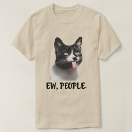 Ew Mensen grappige kat meme T-shirt