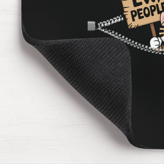 Ew Mensen Grappige Schattigee Kerstkat Voor Kat En Muismat (Hoek)