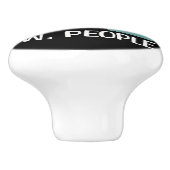 Ew, mensen keramische knop (Zijkant)