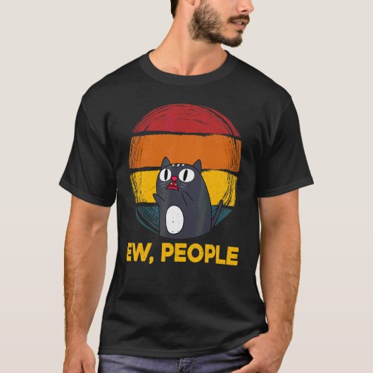 Ew Mensen klatten grafisch T-shirt (Voorkant)