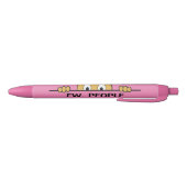 Ew Mensen roze Zwarte Inkt Pen (Bodem)