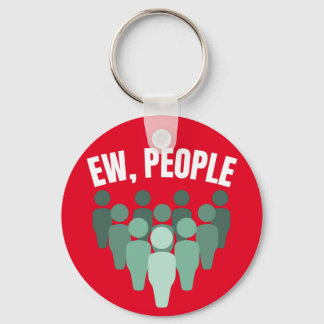 Ew, mensen sleutelhanger