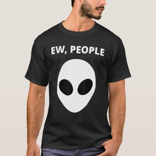 Ew People     Alien T-shirt (Voorkant)