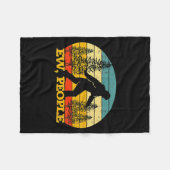 Ew People Bigfoot Sasquatch Camng Love Distresse  Fleece Deken (Voorkant (Horizontaal))