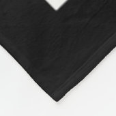 Ew People Black Cat Christmas Funny Introvert Holi Fleece Deken (Hoek)