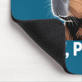 Ew People Capybara Christmas Humor Muismat (Hoek)