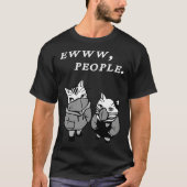 Ew People  Cat  Introvert T-shirt (Voorkant)