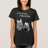 Ew People  Cat  Introvert T-shirt (Voorkant)