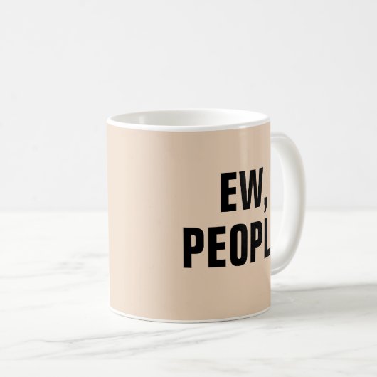 EW, PEOPLE FUNNY COFFEE MUGS KOFFIEMOK (Voorkant rechts)