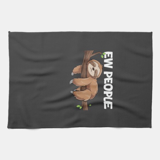 Ew People Luiaard T-Shirt Theedoek (Horizontaal)