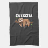 Ew People Luiaard T-Shirt Theedoek (Verticaal)