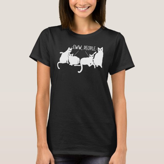 Ew People Meowy Cat 1 T-shirt (Voorkant)