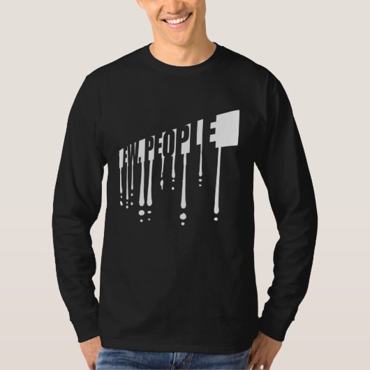 Ew People Quote  Ironic Introvert Shy Person Quote T-shirt (Voorkant)