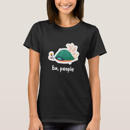 Ew People Tortoise Land Turtles T-shirt (Voorkant)