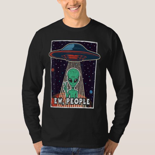 Ew People Ufo Alien T-shirt (Voorkant)