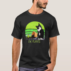 Ew Plant Tuinierder Vetplant Cactus Plant En Kat T-shirt