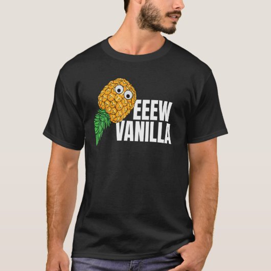 EW Vanille Swinger Ondersteboven Ananas Mannen Wom T-shirt (Voorkant)