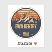 Ewa Gentry, Hawaï Sticker (Vel)
