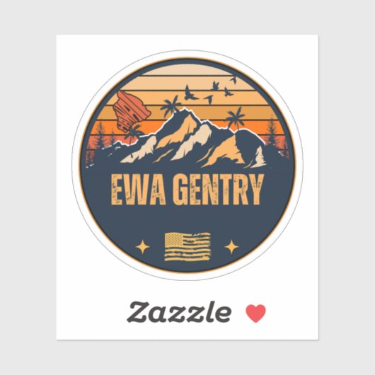 Ewa Gentry, Hawaï Sticker (Vel)