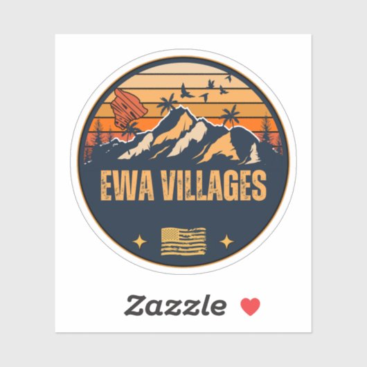 Ewa Villages, Hawaï Sticker (Vel)