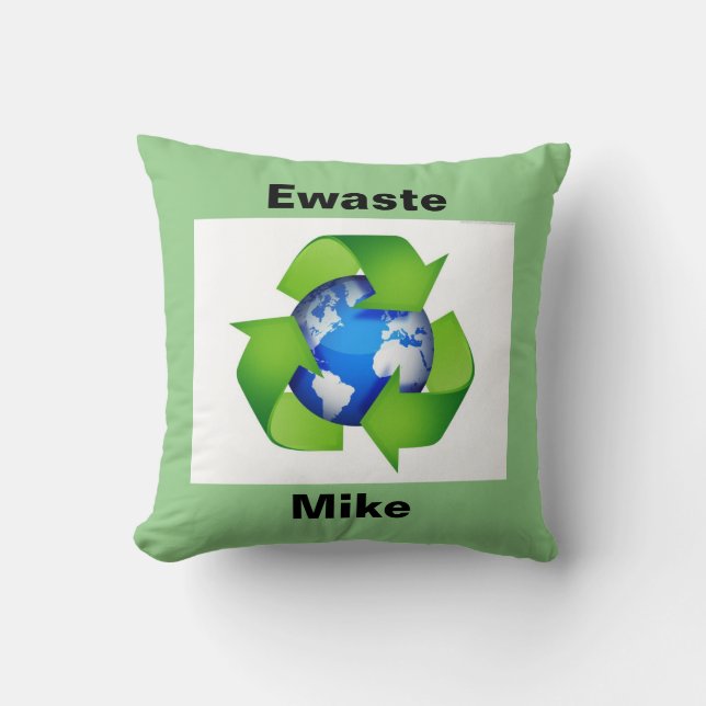 Ewaste Mike Pillow Kussen (Voorkant)