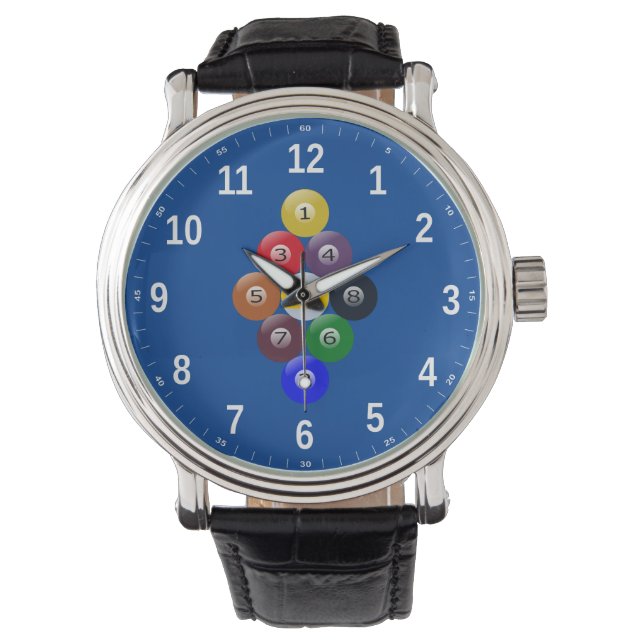 eWatch 9 Ball Horloge (Voorkant)