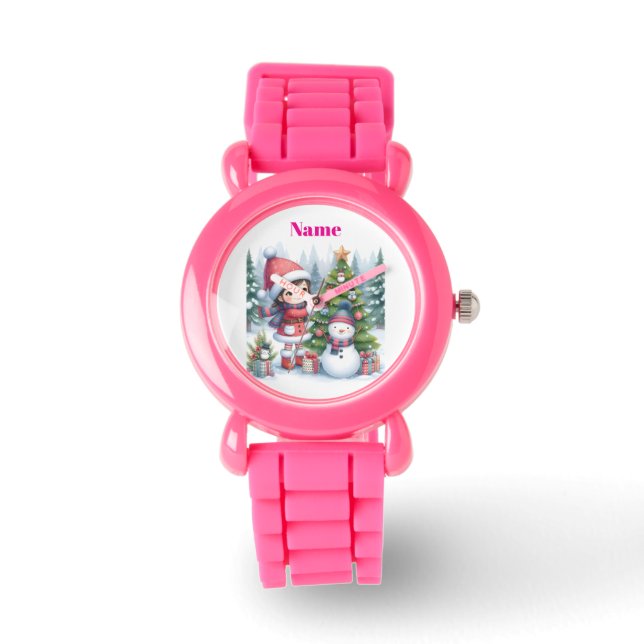 eWatch - Christmas watch personalised for kids Horloge (Voorkant)