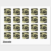 eWatch Factory-horloge Vierkante Sticker (Vel)