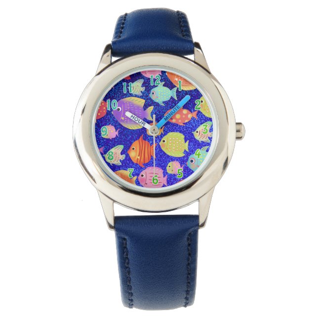 eWatch Fishes Horloge (Voorkant)