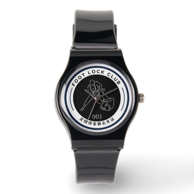 eWatch Foot Lock Club 足関倶楽ウォ ッ チ部 Horloge (Voorkant)