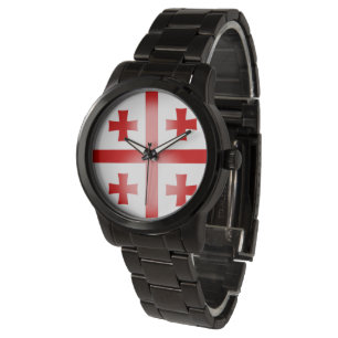 eWatch - Georgische vlag Horloge