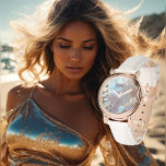 eWatch Horloge<br><div class="desc">Een uniek ontwerp dat lijkt op een parelmoer zal uw look speciaal, elegant, stijlvol maken en zal u herinneren aan aangename momenten die verband houden met het zee.</div>