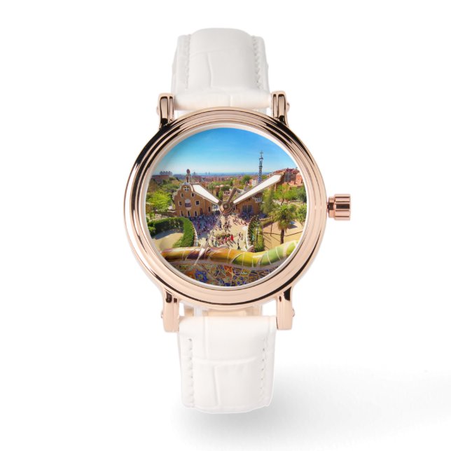 eWatch Horloge Barcelona Parc Guell (Voorkant)
