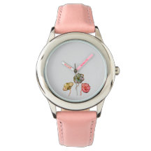 Ewatch horloge Kinder kleine bloemontwerp