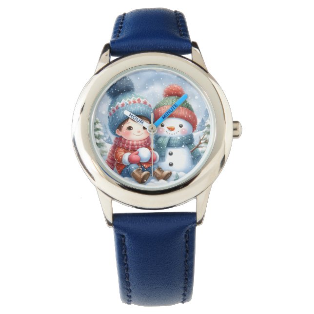 eWatch Kerst Kinder Kerstmis Horloge (Voorkant)