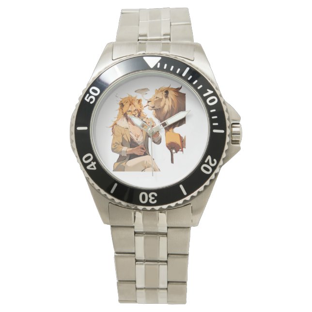 eWatch leeuw Horloge (Voorkant)
