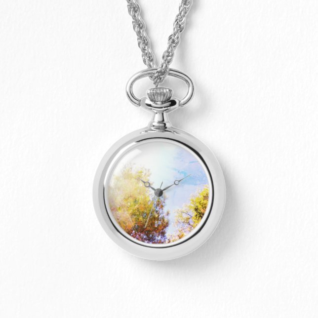eWatch Vrouwen ketting cool eco stijl ontwerp (Voorkant)