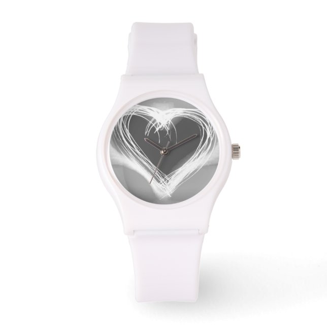 eWatch WOMEN'S HEART DESIGN STIJL Horloge (Voorkant)