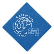 EWB-USA Afstuderen Pet Topper Class of 2025 Blue